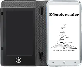 Tangxi 1+8 GB de e -book Reader, Leitores de Livros Eletrônicos Com Tela de Toque Colorida de 5 Polegadas, Tela Capacitiva HD Sem Tinta para Android 5.1, Suporte