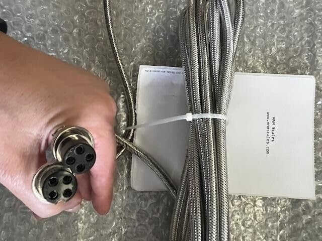 MNM Scales LCD Indicator PS-IN202 LCD Readout for Connecting to a Floor Scale Scale Indicator with 4+4 Stainless Steel Cable Included