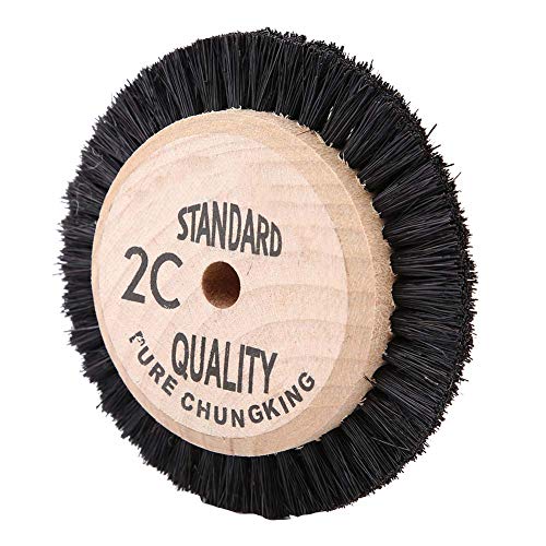 Image of Professional Jewelry Polishing Brush, Soft Bristle Wheel Buffing Accessory for Gold, Silver, Metal, and Watch Cleaning Ideal for Jewelers, Watchmakers, and Crafters.