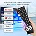 Replacement for Hisense Smart TV Remote Control,Universal for Hisense 4K UHD Android Smart TVs (Not for Google & roku TV)