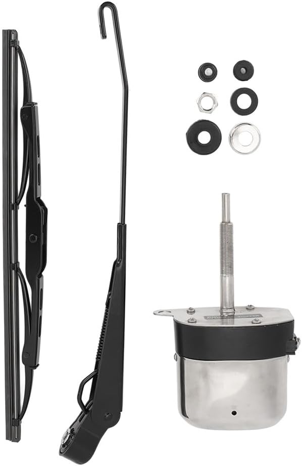 Windshield Wiper Motor Blade Kit 12V Windshield Wiper Arm For Tractor Fishing Boat ATV UTV