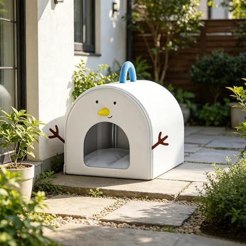 Casa refrescante de mascotas impermeable para gatitos y cachorros 8