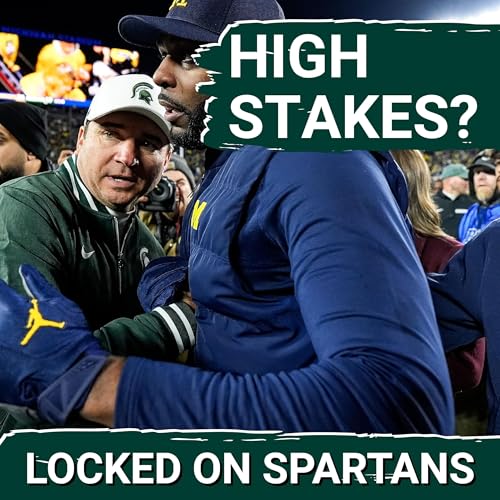 MSU football, Michigan both playing with HIGH STAKES for Paul Bunyan cover art