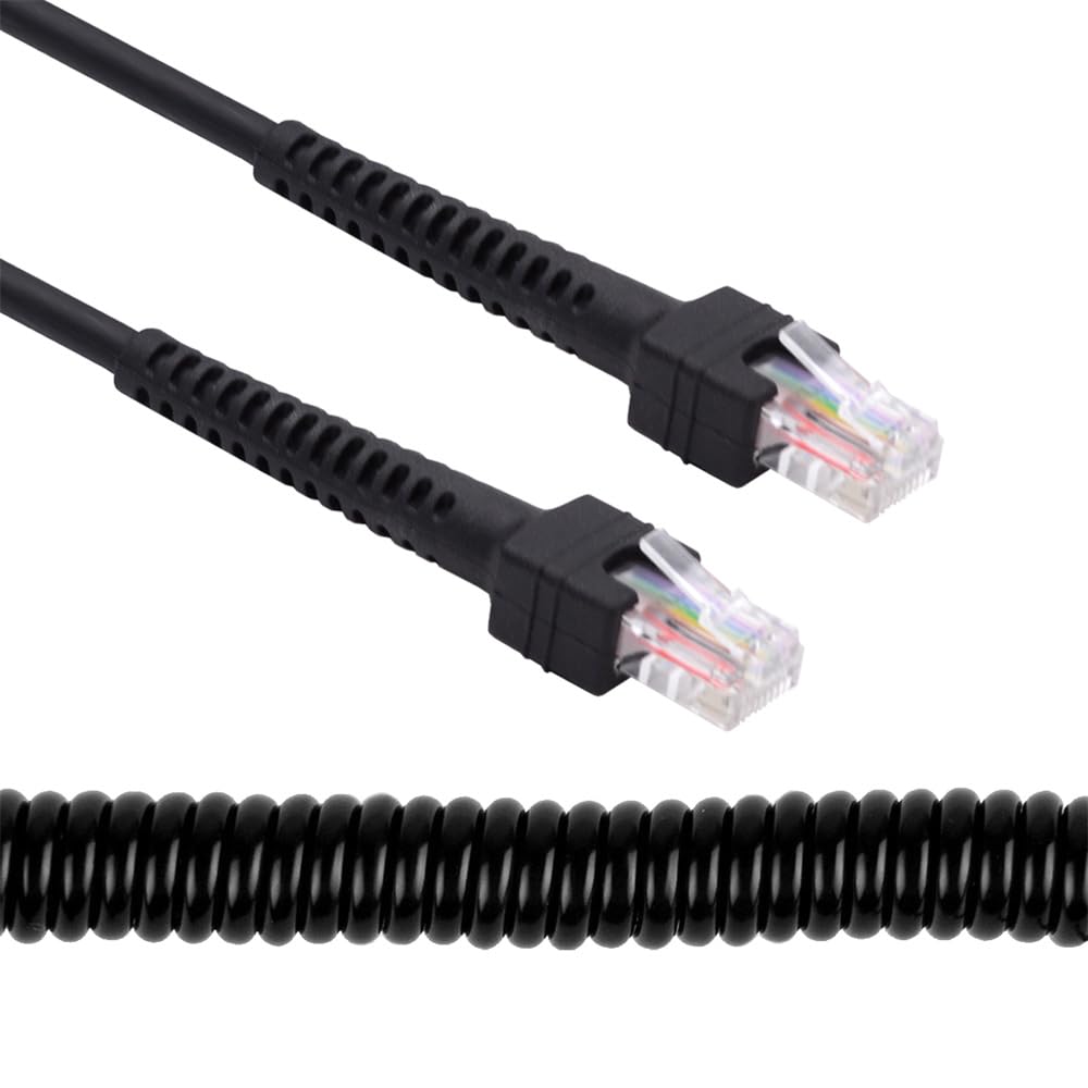 Amazon.com: NFHK RJ45 Cat6 8P8C UTP Male to Male Stretch Coiled
