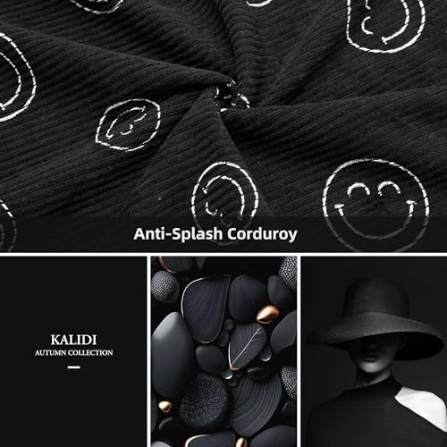 Image of KALIDI Corduroy Tote Bag, Large Slouchy Hobo Messenger Crossbody Bag