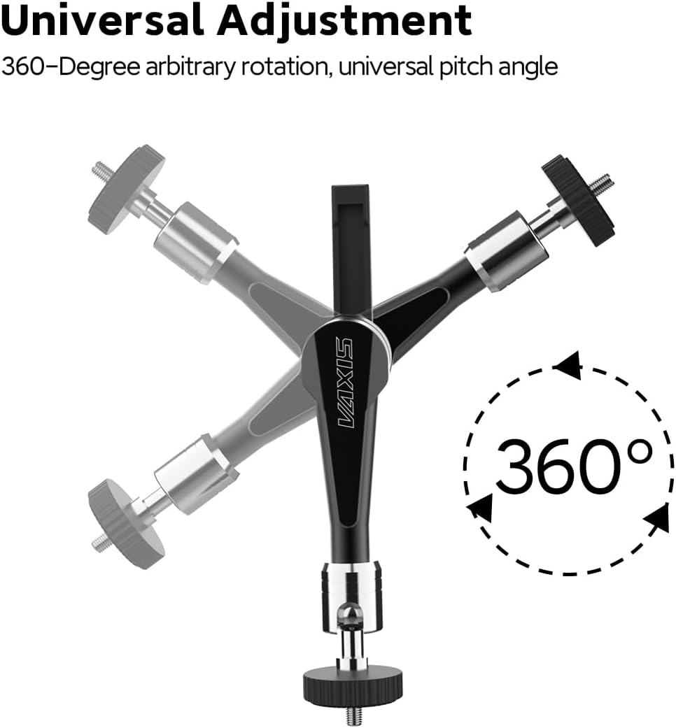 7-Inch Aluminum Alloy Magic Arm, Heavy-Duty Mount for DSLR Camera Monitor
