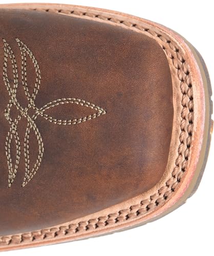 DOUBLE-H Mens 11" Soft Toe Square Toe Roper Western-Boot, Premium Leather, Comfortable Cowboy Boots for All-Day Wear3