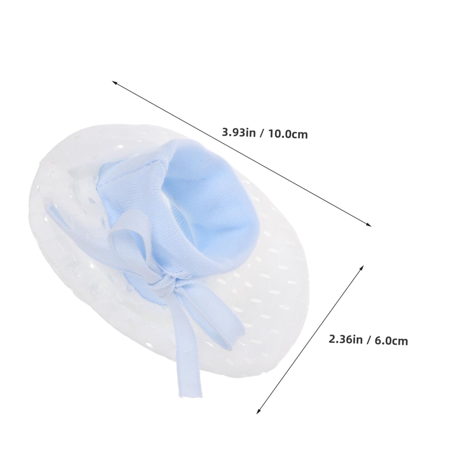 LIFKOME Soft Comfortable Newborn Mittens Anti-scratch Hand Mittens Drawstring Neutral Color