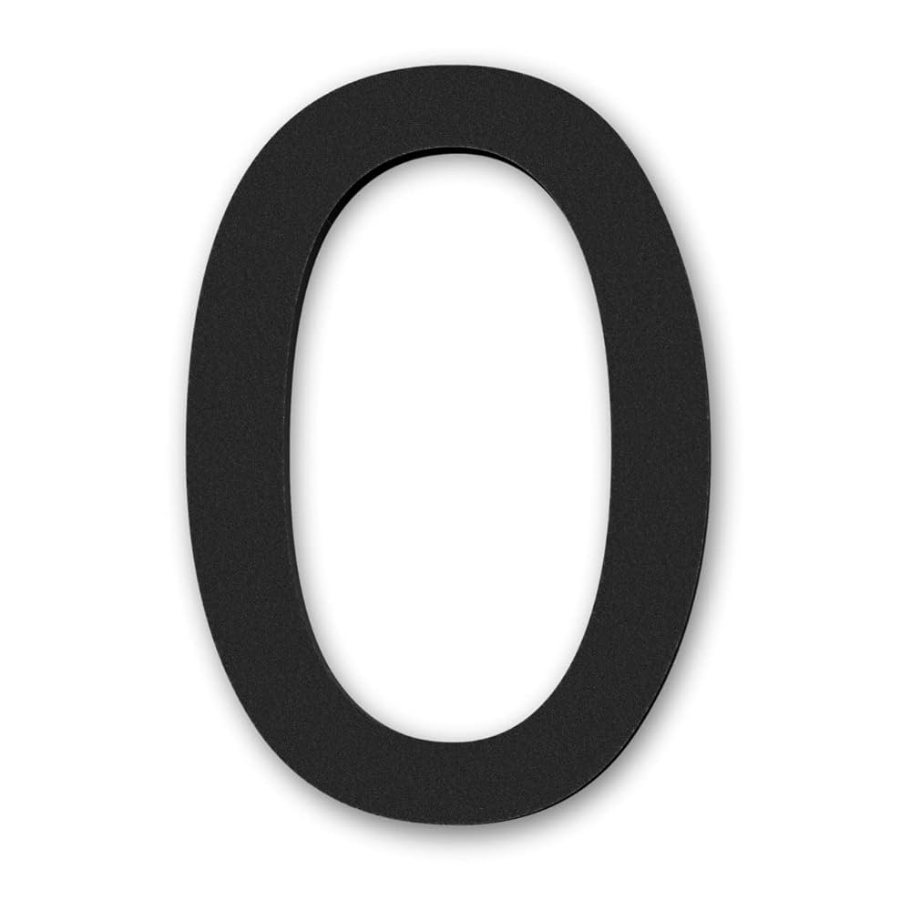 Amazon.co.jp: かたちラボ 階数表示 プレート 0 ゼロ ゴシック体