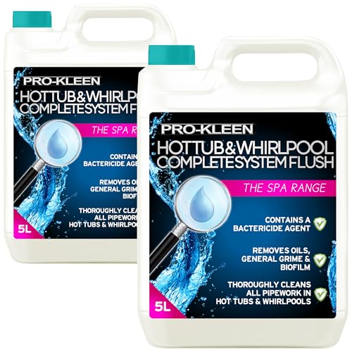 10L of Pro-Kleen Hot Tub & Whirlpool Complete System Flush Cleaner