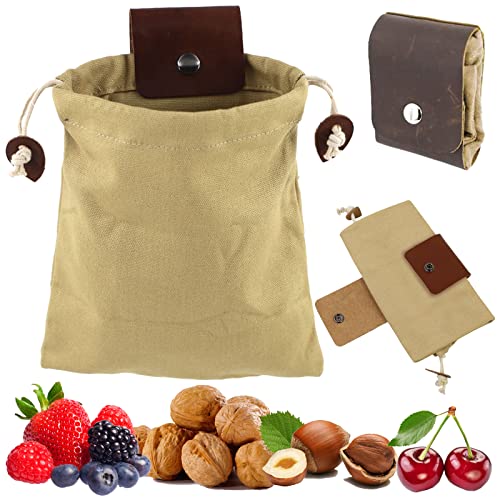 Borsa Bushcraft in Pelle e Tela Borsa Borsa per il...