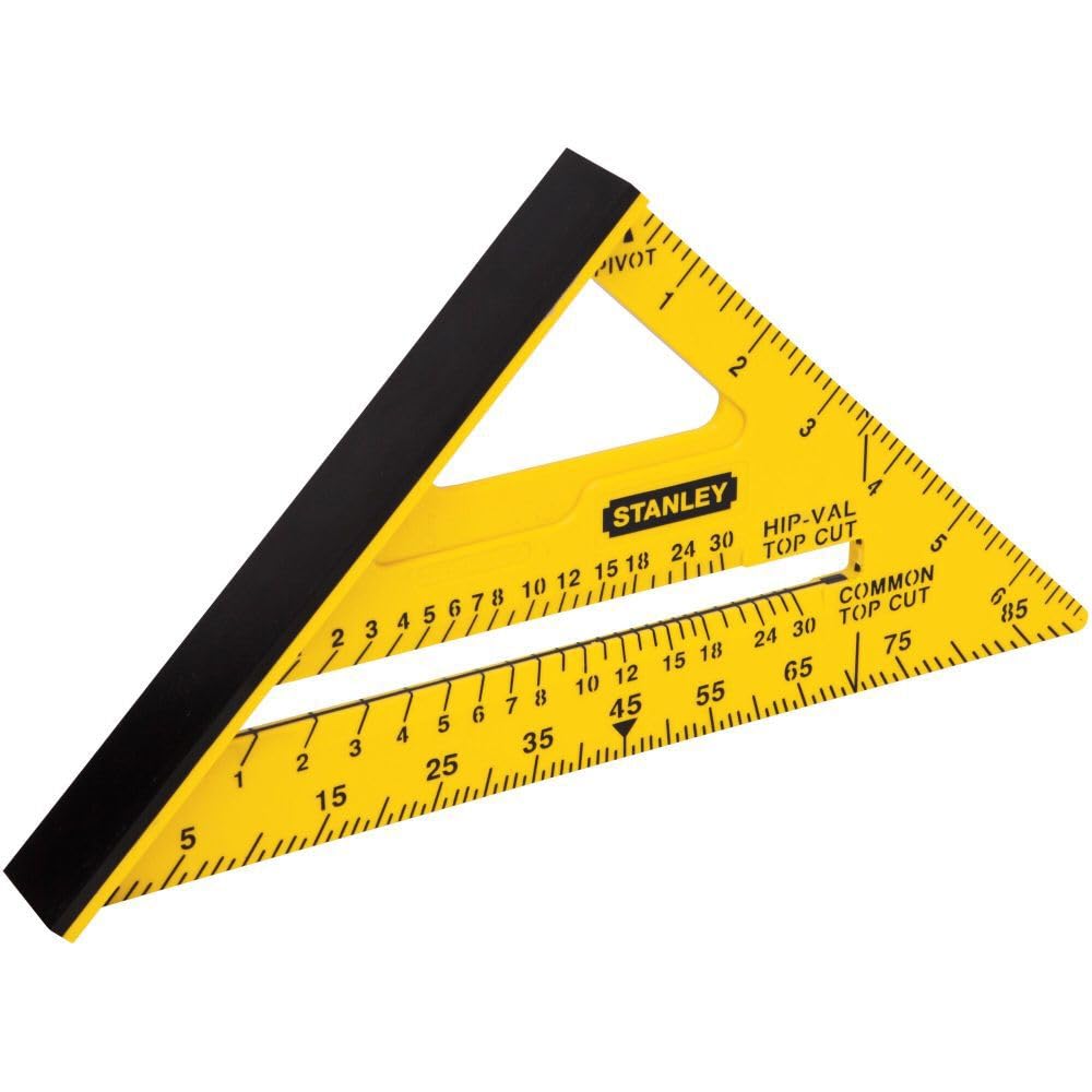 STANLEY 7 in. QUICKSQUARE Dual Color ABS Rafter Square