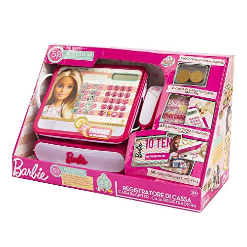 Caixa Registradora Luxo Barbie Rosa