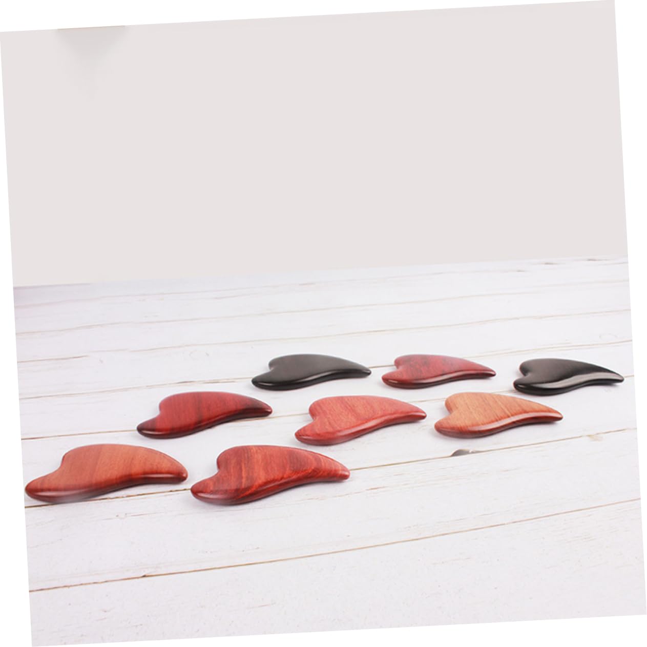 Healeved 3piezas Masajeador Facial De Madera Tabla De Scraping Natural Para Aliviar Tensiones De y Relajación Para Cara Cuello y