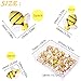 CCOZN 50 Pieces Tiny Resin Bees,Tiny Resin Garden Bumblebees Embellishment Bee Decors with Box DIY Wreath Bees Decoration for DIY Crafts Scrapbooking Party Home Decor