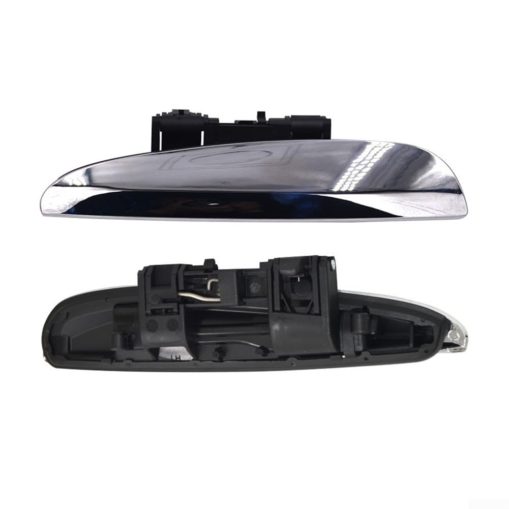 Poignée de porte Fiat Croma noir lot de 2 compatible OEM 735402348