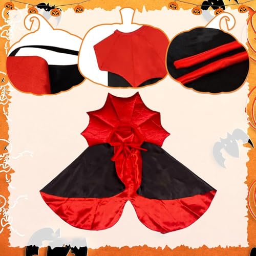 Disfraz de vampiro para perros grandes Halloween miniatura 7