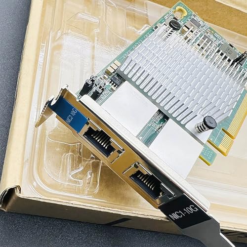 X540-T2 PCI-E X8 a Doble RJ45 Tarjeta Adaptadora de Red Extensora 10Gbps para PCs de Escritorio y Servidores miniatura 4
