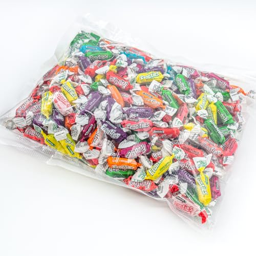 Taffy Candy 10 Flavors – Bulk Bag, Individually Wrapped, Fruit Chews, Gluten and Peanut Free, 2 lb (290 Pieces)