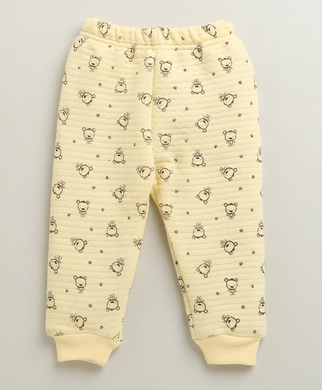 Image of BUMZEE Baby Boys Regular Fit Full Sleeves Hooded Polyfill Winter Set