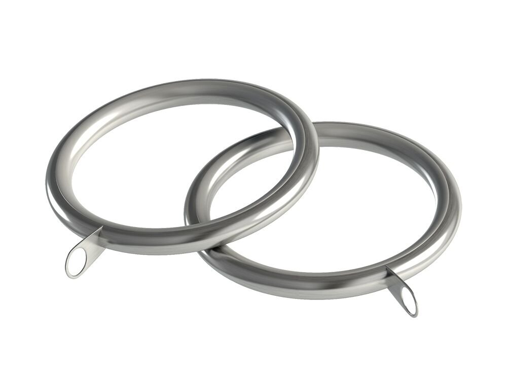 Speedy Products 28mm Standard Lined Ring Pk 8 Satin Silver
