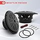 Pyle 16,5 cm Marine-Lautsprecher (Paar) – 2-Wege, wasserdicht & wetterfest, Outdoor-Soundsystem mit 120 W Leistung, Polypropylen-Membran & Gewebesicke