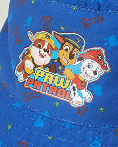 Nickelodeon Boys’ Paw Patrol Bucket Hat – Reversible Chase, Marshall, and Rubble Sun Hat (Age: 2-7) With Sunglasses2