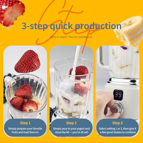 Image of SUNHAIXIA Portable Blender - Citrus Juicer with Type-C Rechargeable (WHITE-600ML)