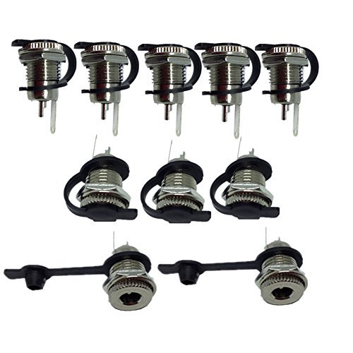 Conector Jack DC 5.5 x 2.5 mm hembra 10 unidades miniatura 1
