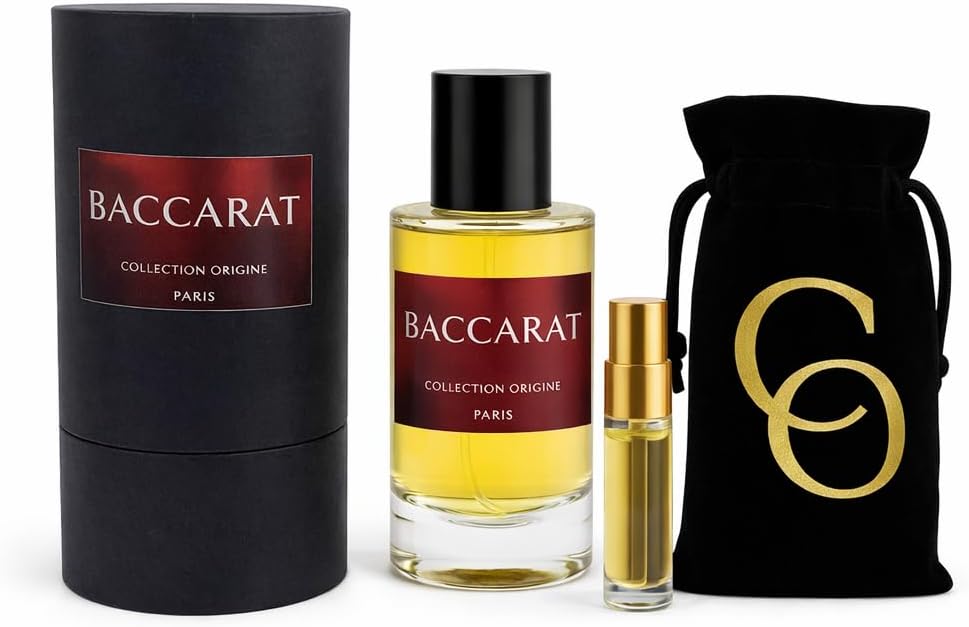 Baccarat Collection Originale Eau de Parfum 50 ml, z rozpylaczem i aksamitnym woreczkiem, wysokiej jakości, jednokolorowa, skóra 540
