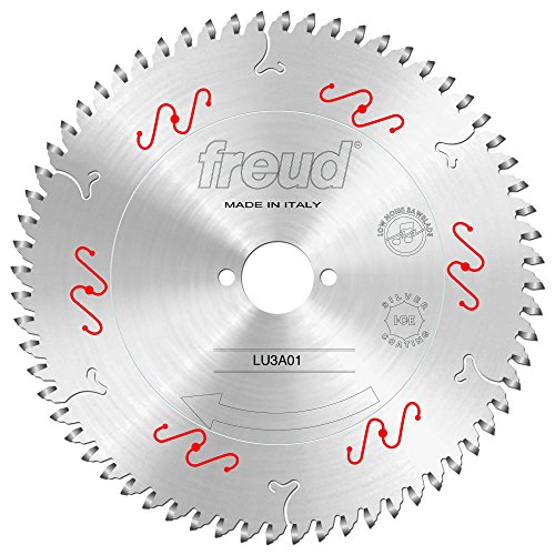 Freud LU3A01 220mm 64 Tooth Carbide Tipped Blade for Cutting and Sizing Double-Sided Laminate Panels