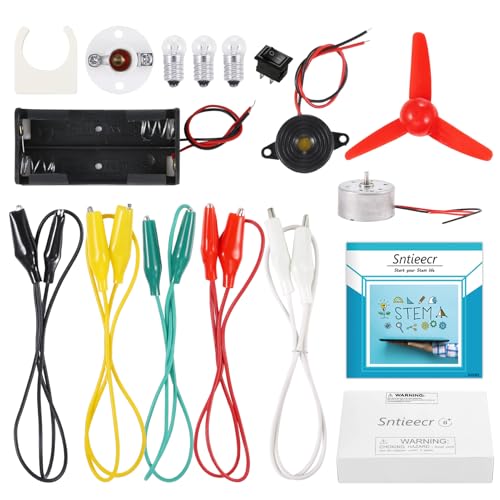 Kit de circuit électrique Sntieecr avec moteur CC pour projets éducatifs