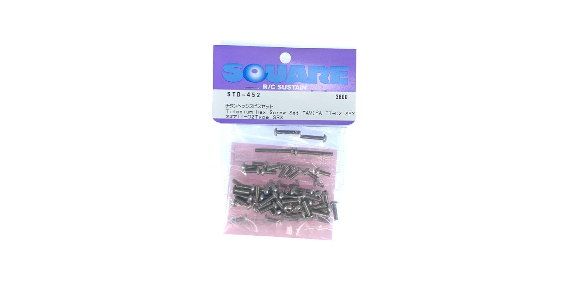 タミヤTT-02 TYPE-SR & スクエアビスセット Amazon | スクエア チタンヘックスビスセット (タミヤTT-02用