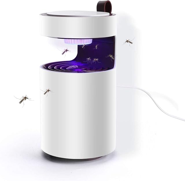 ANINBO Mosquito Killer Lamp Indoor Insect Trap for Mosquito,Bug, Fruit Fly, Gnat - Intelligent UV Light Control, Fan,Tiniest Flying Bugs Trap - Child Safe, Non-Toxic Odorless, Silent Insect Killer