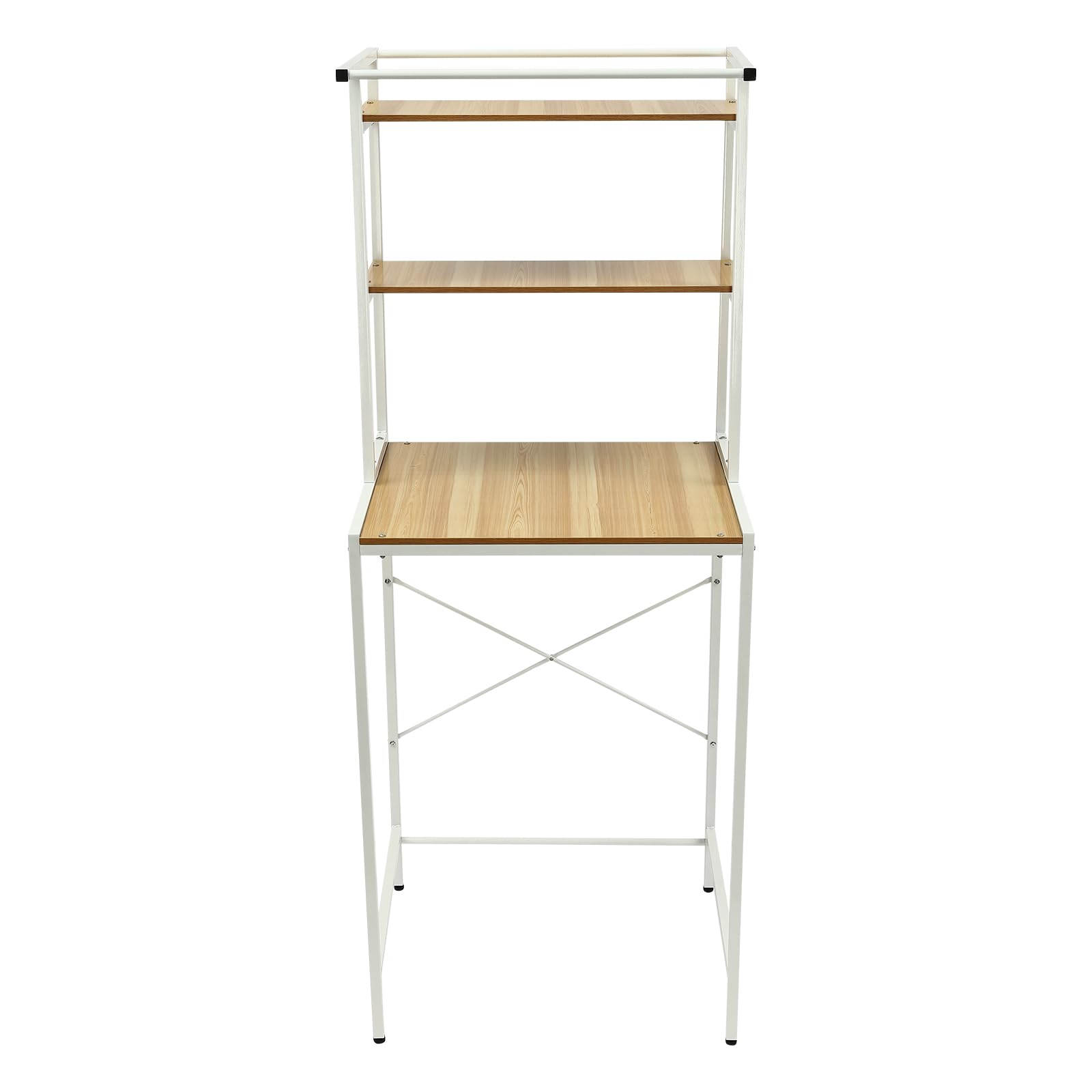 Washer and Dryer Storage Shelf,3 Tiers Floor Standing Laundry Room Drying Rack Storage Shelf,Space Saving Organizer Rack for Bathroom Laundry Rooms Kitchen 27x23.6x69.5Inch