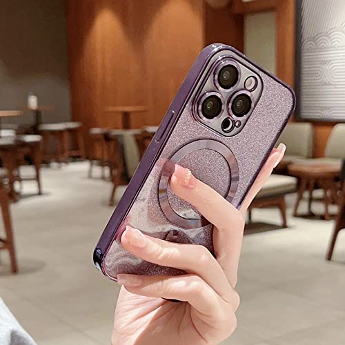 Coque iPhone 12 Pro Max paillettes argent accessoire mode souple - 3