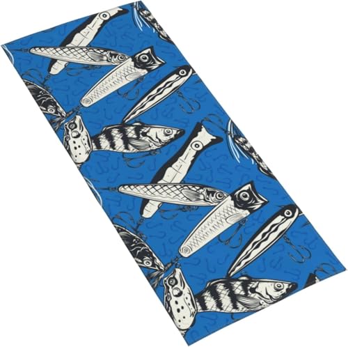 フェイスタオル フィッシングルアー マイクロファイバー タオル 柔らか 肌に優しい 肌触りが良い ふわふわ 髪に優しい 通気 かわいい 抗菌防臭加工 瞬間吸水 速乾 耐久性 薄手 毛羽落ち少ない 業務用タオル