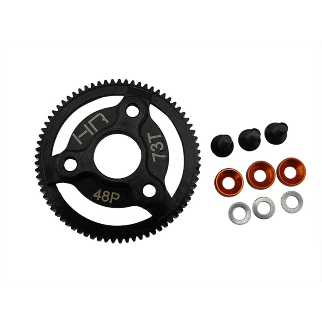 Amazon.com: Hot Racing STE873 Hardened Steel Spur Gear (73t 48p