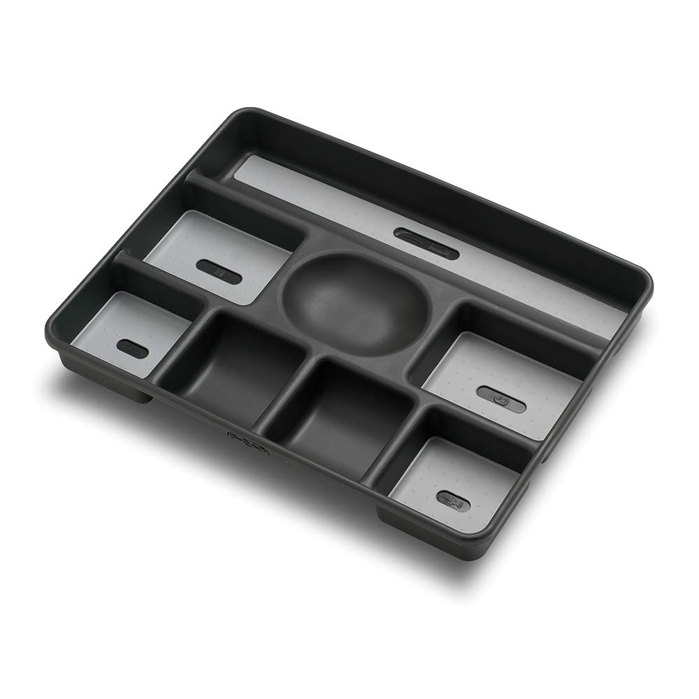 Madesmart® 8-Compartment Drawer Organizer, 12"H x 16"W x 2"D, Granite