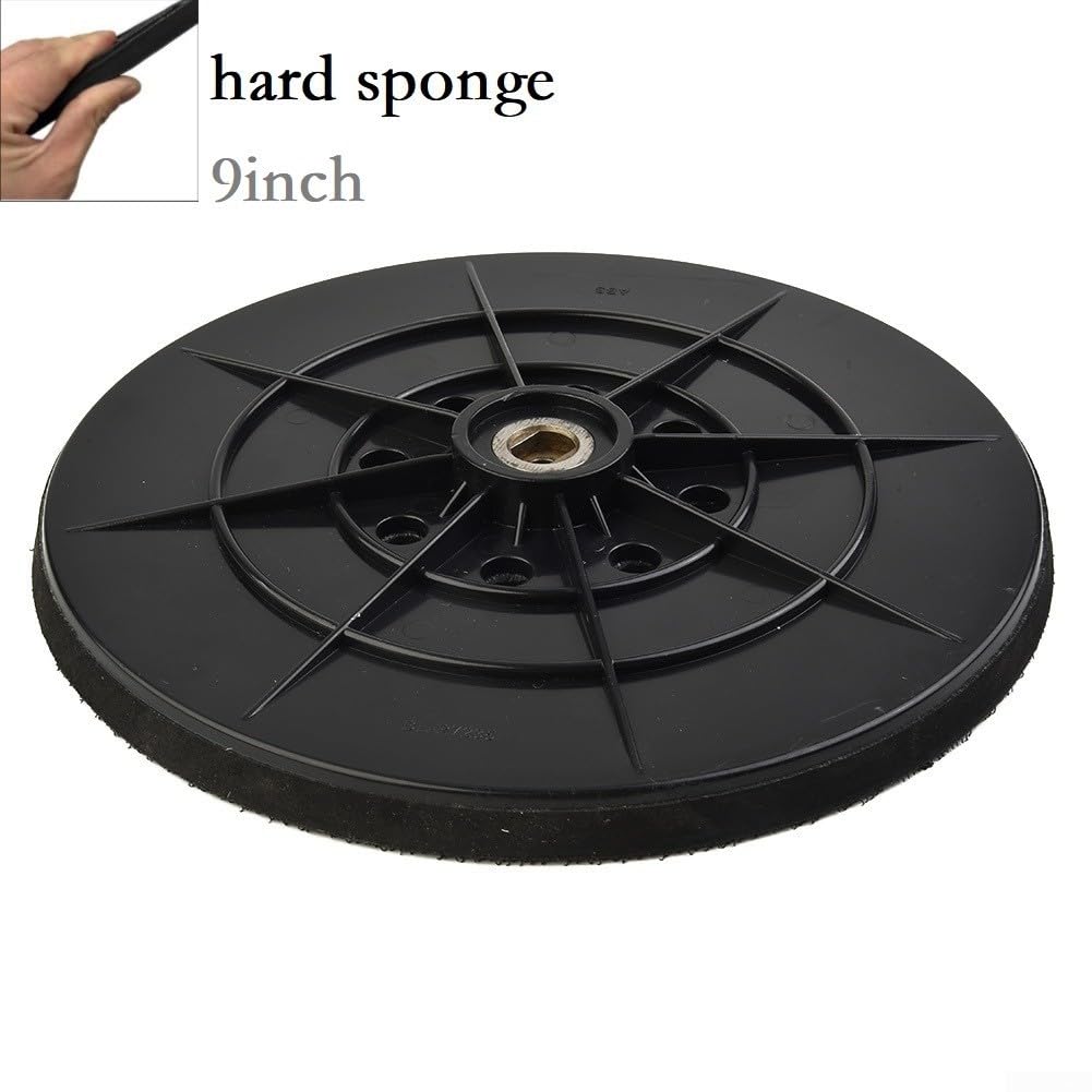 8 Hole 9inch BL-R7235 Backup Pad for Drywall Sander, Sanding Disc Attachment, Power Sanders Discs Removable Replacement Pad