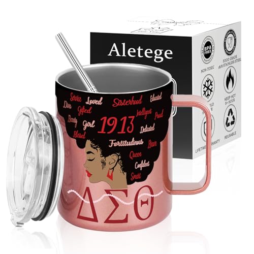 Aletege DST Roségold Becher mit Strohhalm