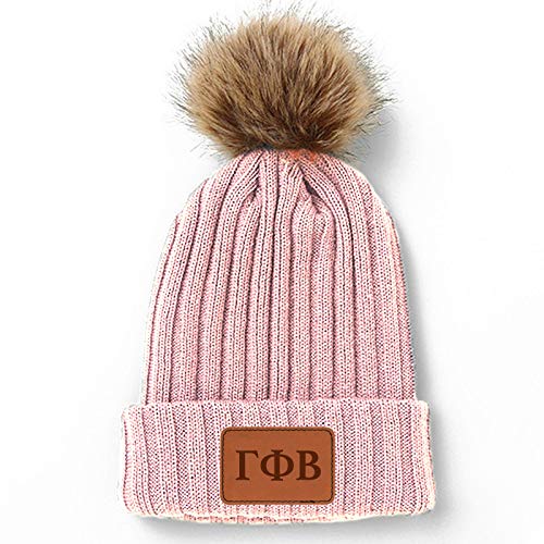 Sorority Shop womens Pom Pom Beanie Hat