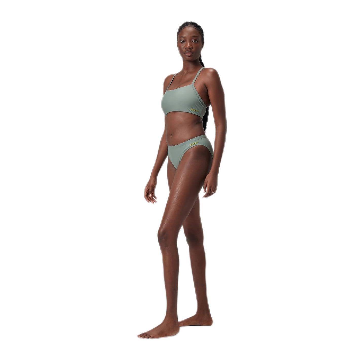 Speedo Women's Green Shiwa Performance Bikini Bottoms 10
