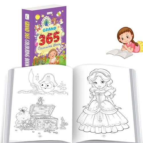 GRAND - 365 Colouring Book :- early learners colouring book, Kids educational book, Jumbo colouring book for kids Paperback – 1 January 2024 - Image 4