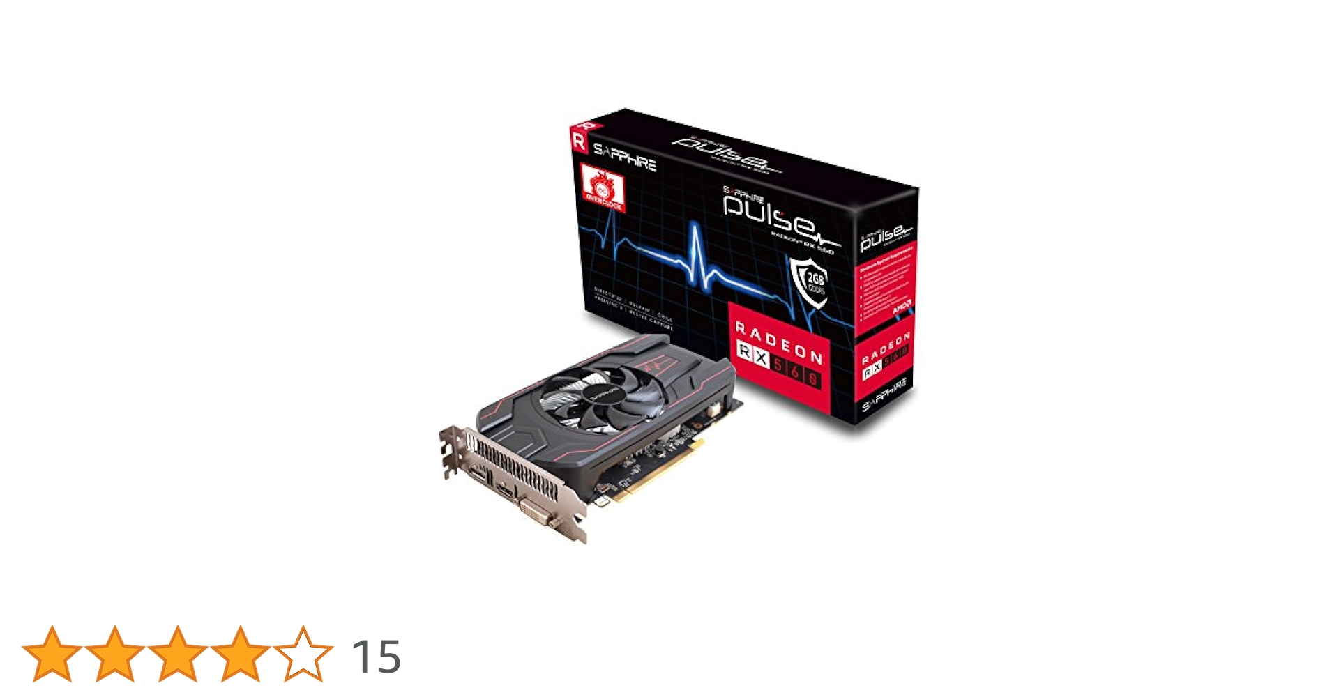 PCパーツ SAPPHIRE PULSE RADEON RX 560 2G GDDR5 SAPPHIRE PULSE RADEON RX 560 2G GDDR5 | SAPPHIRE