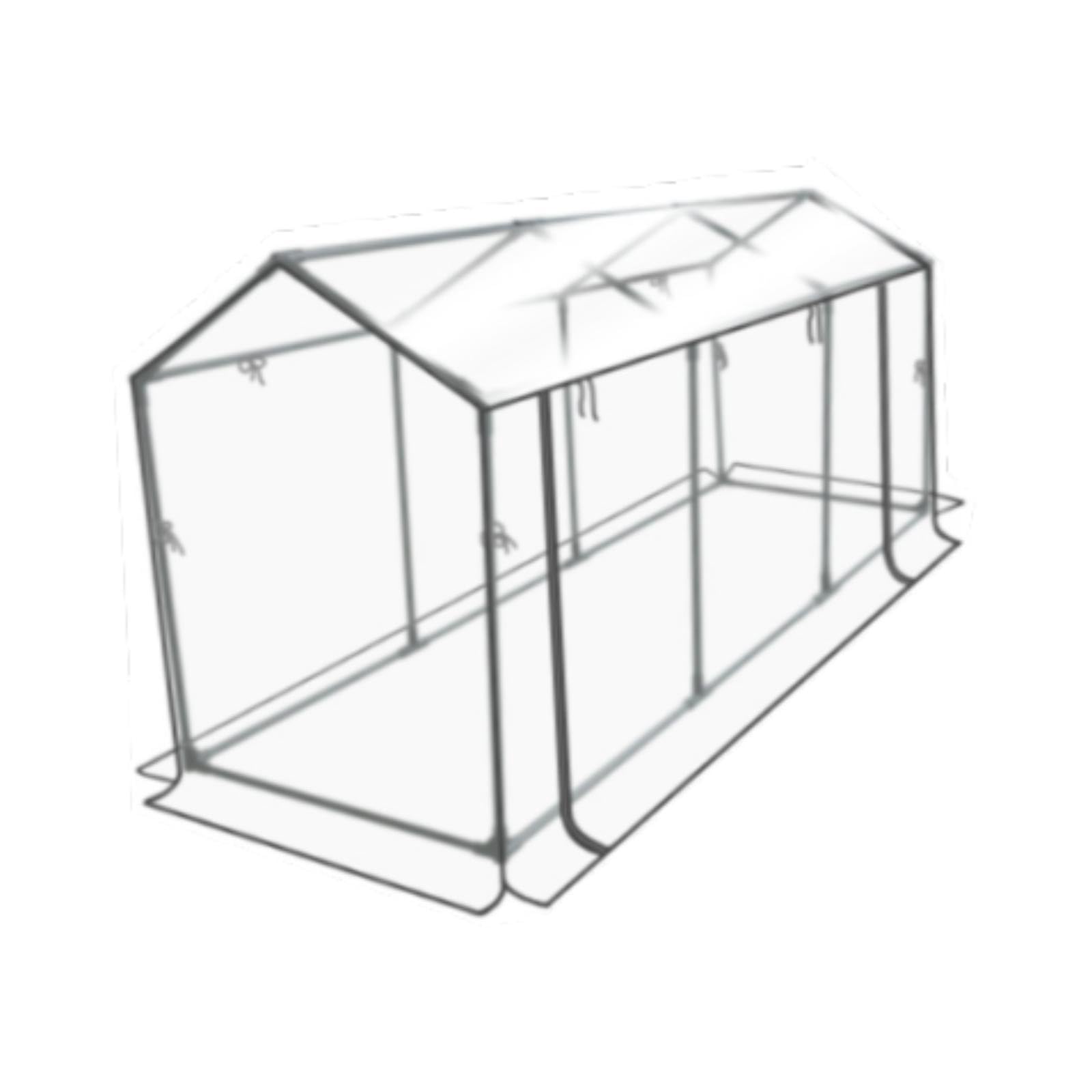 CALANDIS™ Mini Greenhouse Easy Assembly Clear Tent for Backyard Outdoor Indoor Flowers 180cmx60cmx78cm | Greenhouses & Cold Frames | Garden Structures & Shade | Yard, Garden & Outdoor Living-image-17
