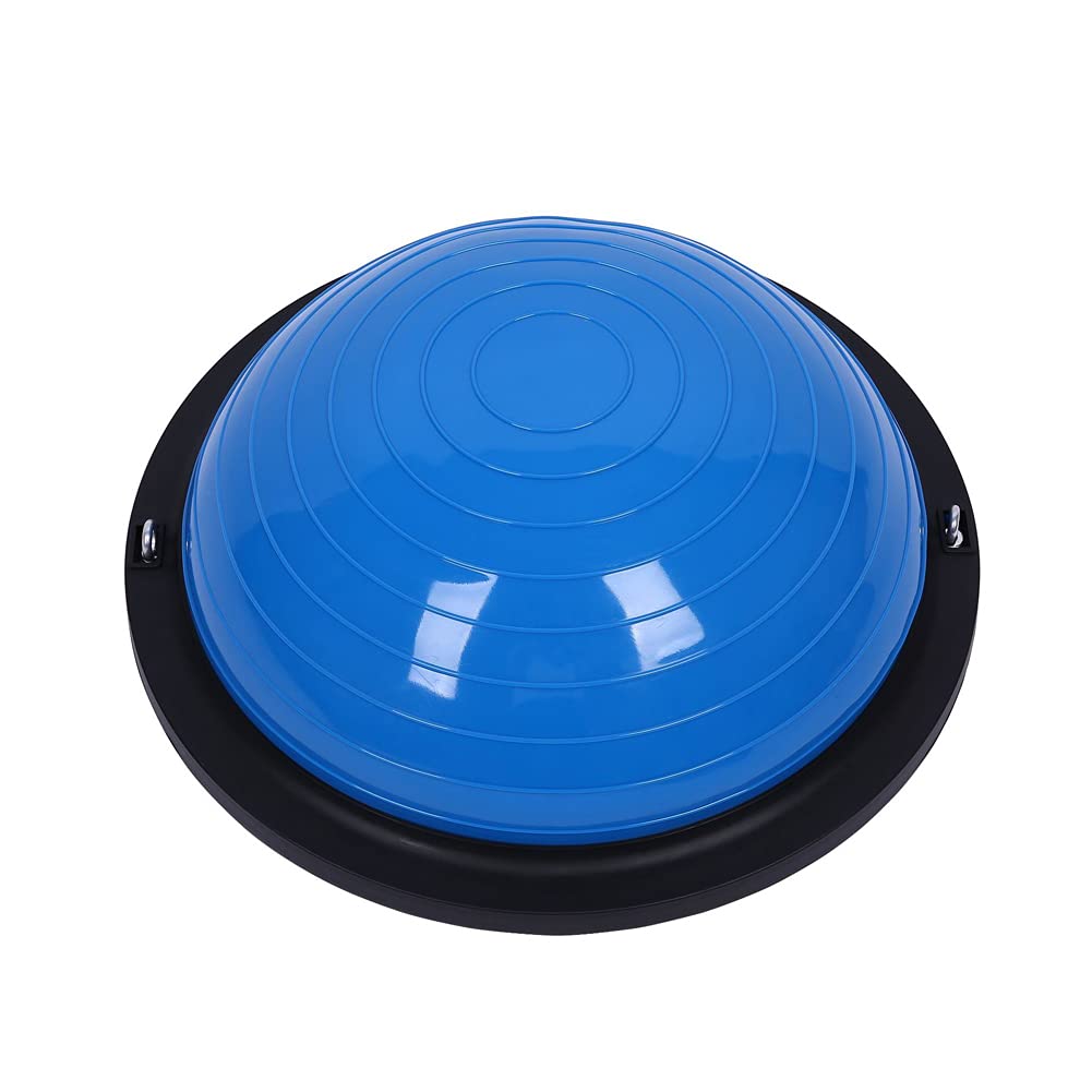 Balance Trainer Fitball Balance Fitness Balle d'Entraînement d'équilibre 46 cm avec Bande élastique Station d'équilibre pour Yoga Pilates Fitness