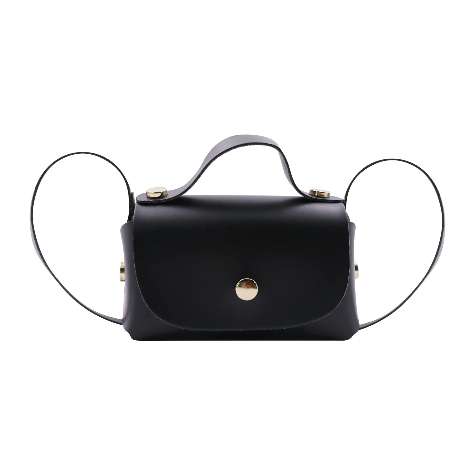 Pamayaneen Little Girls Crossbody Purse Mini Shoulder Handbag for Girls Princess Handbag Clutch Faux Leather Shoulder Bag