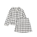 Richie House Girls' Elegant Knit Suit with Skirt Size 2-10 RH1963