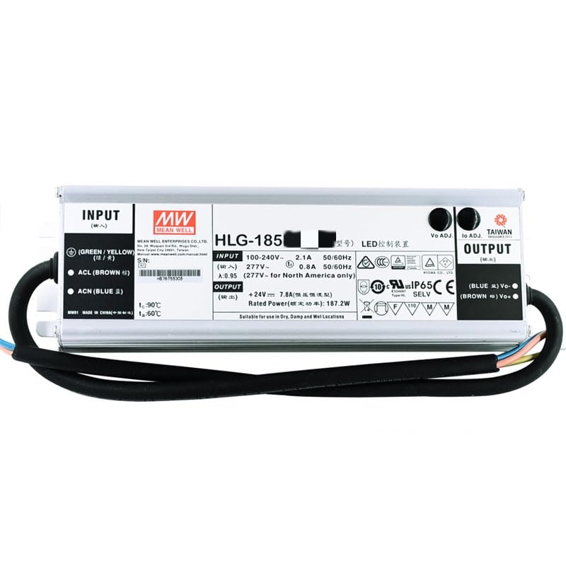 Alimentatore LED Mean Well HLG-150H-48 150W 48V 3.2A Con PFC Alimentatore LED Mean Well HLG-150H-48 150W 48V 3.2A Con PFC